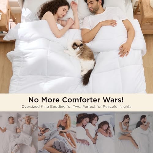 Bedsure Oversized King Comforter Duvet Insert - Image 3