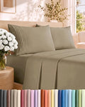 Queen Size 4 Piece Sheet Set by CGKUnlimited