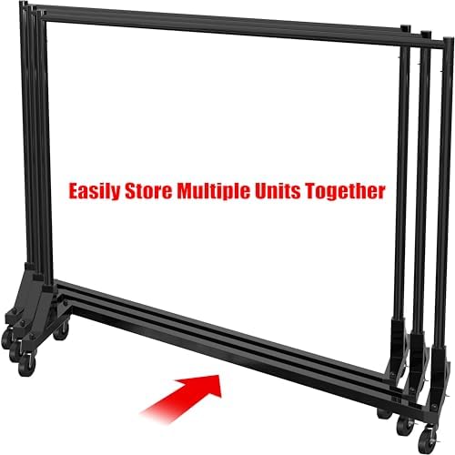 Simple Houseware Industrial Grade Z-Base Garment Rack - Image 5