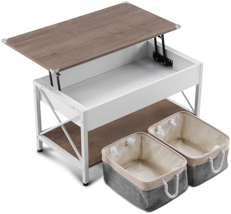 VINGLI 36" Small Lift Top Coffee Table - Image 3