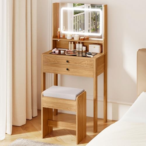 CHARMAID Compact Vanity Desk - Image 2