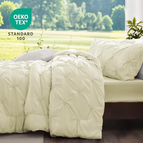 BEDELITE Twin Comforter Set Beige, Fluffy & Soft Comforter - Image 3
