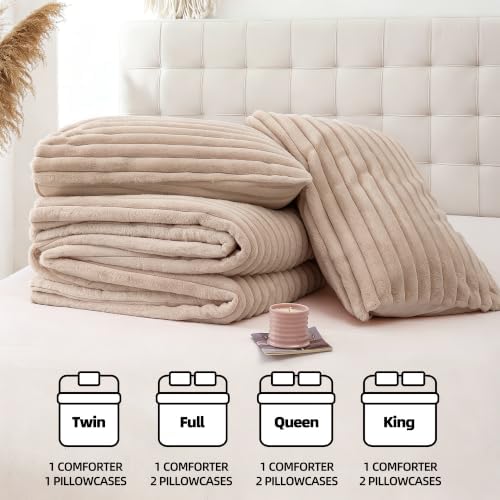 Smoofy Fluffy Queen Size Comforter 3 PCS - Image 7