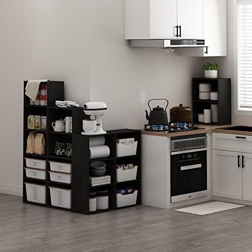 Furinno LUDER 4-Tier Book Shelf, Open Shelves Bookshelf - Image 2