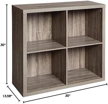 ClosetMaid 4 Cube Storage Shelf Organizer Bookshelf - Image 6