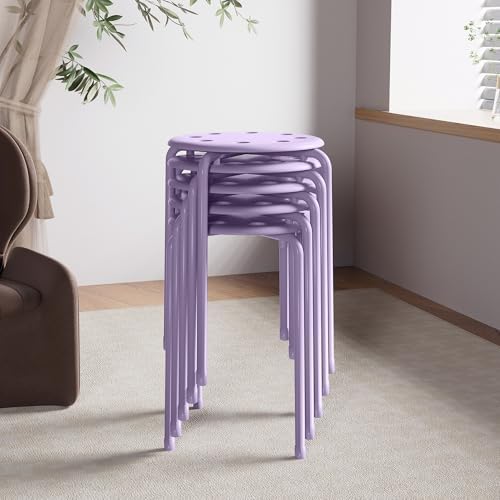 VECELO 6-Piece Stacking Stools for Classroom - Image 7