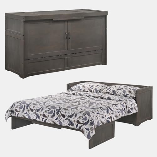 NIGHT & DAY Cube Pre-Assembled Cabinet Murphy Bed by NIGHTDAYFURNITURE
