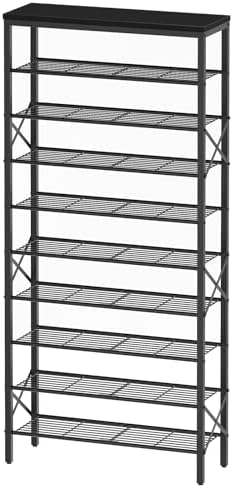 10 Tier Shoe Rack, Large Capacity Shoe Storage Organizer Holds 40 Pairs by Yatiney