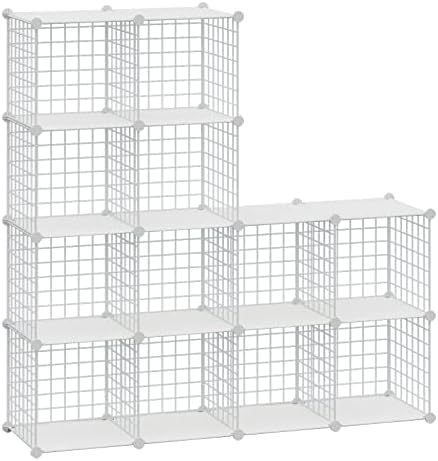 HUBSON Wire Cube Storage Organizer, Book/Toy/Craft/Potted Plants and petCloset by HUBSON