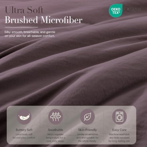 Full Size Comforter Sets-7 Pieces Ultra Soft Bed in a Bag Full Bedding Sets - Image 6