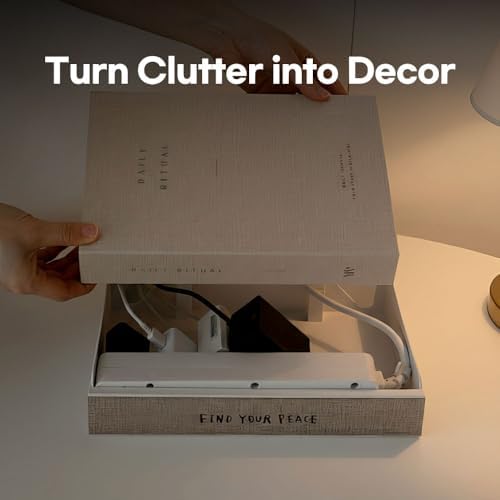 Book Shape Decorative Cable Management Box - Image 4