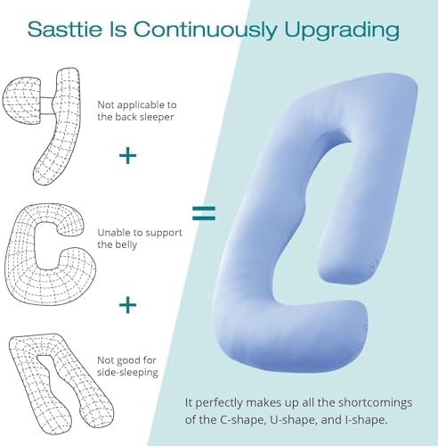 Sasttie Cooling Pregnancy Pillows - Image 4