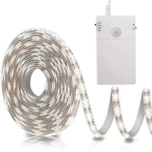 echosari Battery Operated Motion Sensor Led Strip Lights, 9.8Ft 90 LED Counter by echosari
