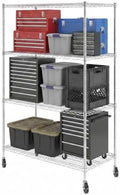 SafeRacks 4-Tier Wire Shelving by SafeRacks