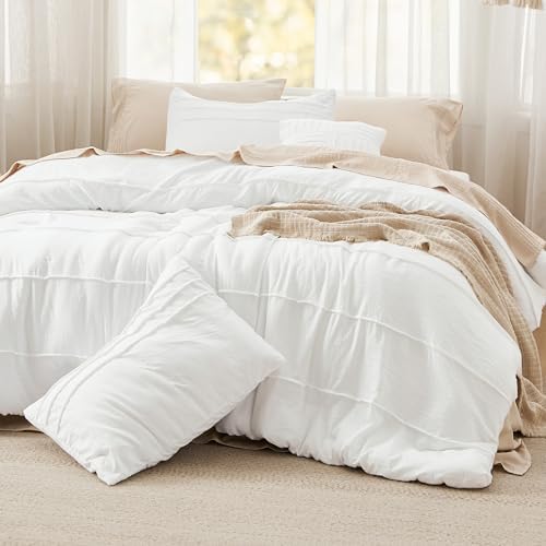 Bedsure Oversized King Comforter Set 4 Piece, All-Season by BEDSURE