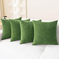 CaliTime Decorative Couch Throw Pillow Covers 18 X 18 Inches Forest Green by CaliTime