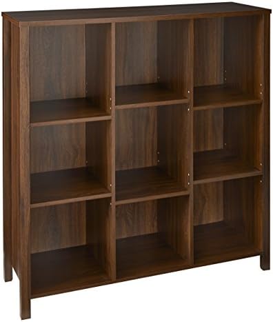 ClosetMaid 16057 Premium Adjustable 9-Cube Organizer, Dark Chestnut by Unknown