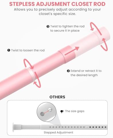 Supforce Adjustable Closet Rods - Image 2