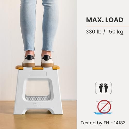 Vigar Compact Folding Step Stool, 12-1/2 in - Image 5