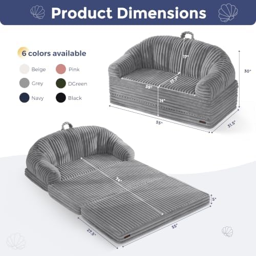 MAXYOYO Folding Sofa Bed Chair, Sleeper Chair - Image 2