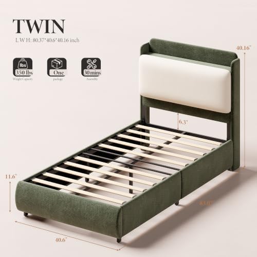 Garvee Twin Size Bed Frame - Image 2