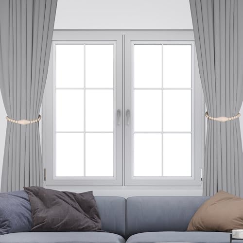 Meplait Magnetic Curtain Tiebacks, 4 Pack Boho Curtain Tie Backs - Image 4