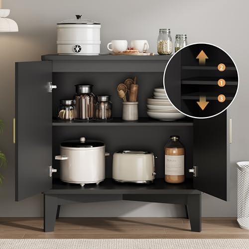 Xixini Fluted Sideboard Buffet Cabinet - Image 4