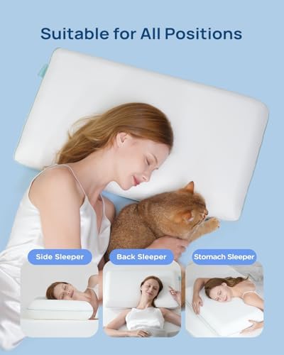 Releep Cooling Memory Foam Pillow - Image 6