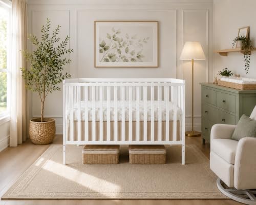 Dream On Me Synergy 5-in-1 Baby Crib, Converts to Toddler Bed - Image 2