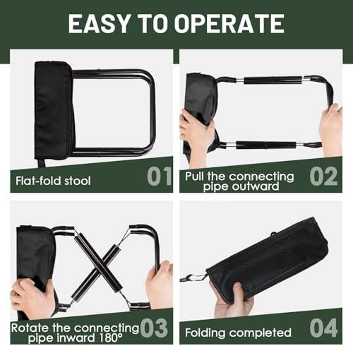Ultra-Thin Portable Folding Stool - Image 6