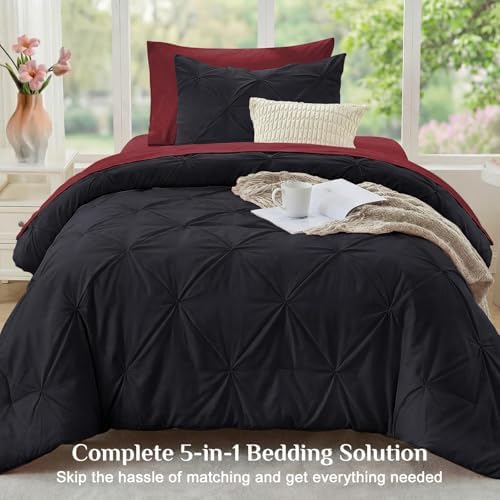 JOLLYVOGUE Twin Comforter Set 7 Pieces - Image 6