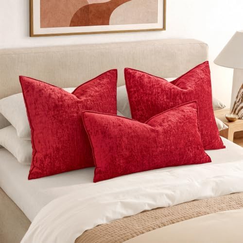 MIULEE Chenille Couch Pillow Covers Christmas - Image 5