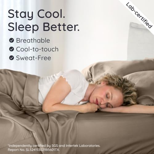 Bambaw Queen Sheet Set 6pcs – 100% Viscose Derived from Bamboo Bed Sheets Queen - Image 3