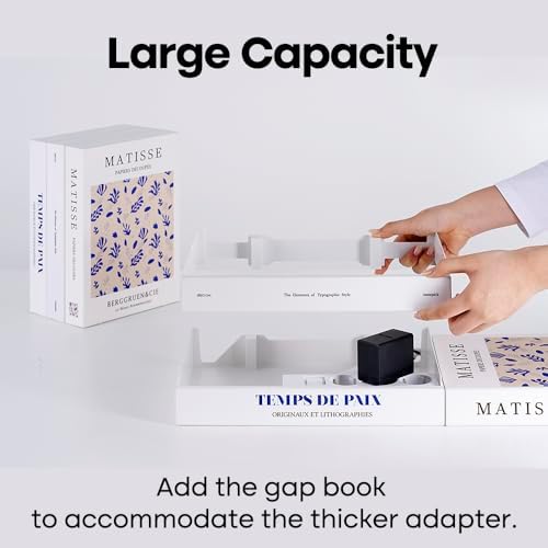Book Shape Decorative Cable Management Box - Image 4