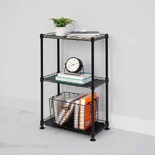 SafeRacks 3-Tier NSF Black Wire Shelving - Image 2