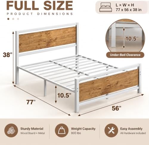 IMMERSTABLE Full Metal Bed Frame - Image 2