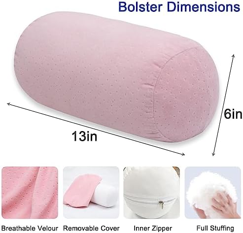 Round Cylinder Bolster Pillow - Image 2