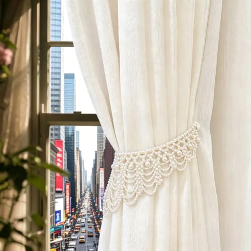 2 Pack Magnetic Curtain Tiebacks, Baroque Style Curtains Holdbacks - Image 5