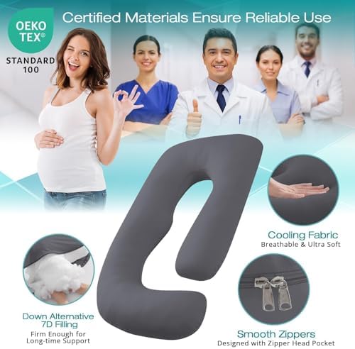 Sasttie Cooling Pregnancy Pillows - Image 3