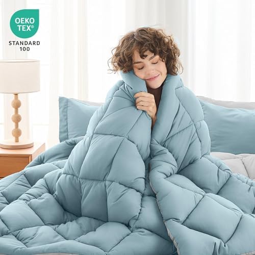MUXHOMO Twin Comforter Set 5 Pieces - Image 2