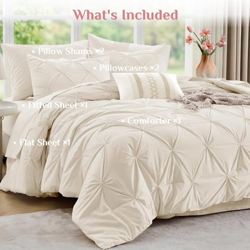 JOLLYVOGUE Queen Comforter Set 7 Pieces - Image 7