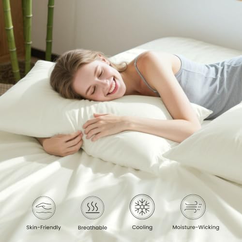 Love's cabin 100% Rayon Derived from Bamboo, Queen Sheets, 4 Pieces - Image 5