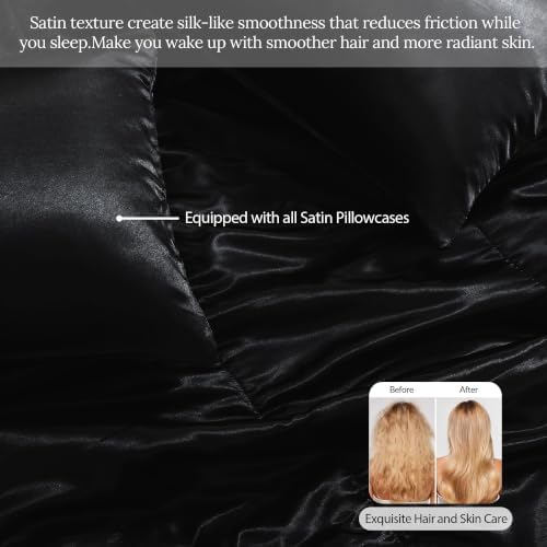Whale Flotilla Reversible Satin Queen Comforter Set - Image 5