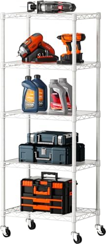 5 Small Wire Shelves Kitchen Pantry Close Home Organizers and Storage Bathroom by SINGAYE