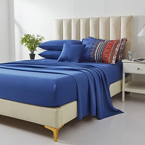 Cottolester Boho Comforter Set King Size, Burnt Orange Fall Bedding - Image 5