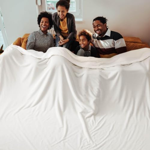 Bedsure GentleSoft Sherpa Fleece Cal King Blankets - Image 2