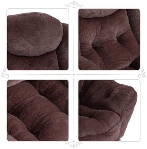 HollyHOME Lazy Chair with Foldable Ottoman, Accent Comfy Lounge Armchair and - Image 4