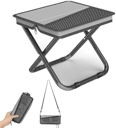 HILIMSE Compact Folding Stool Portable Backpacking Stool by HILIMSE