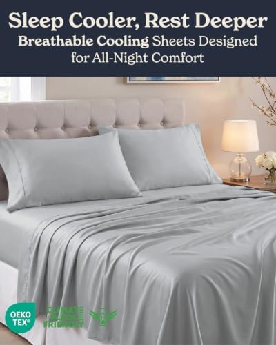 Beckham Hotel Collection Cal King 4pc Cooling Sheet Set - Image 2