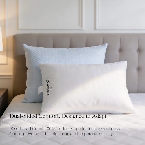 Beautyrest Luxury Cooling Pillows King Size Set of 2 Down Alternative - Image 4